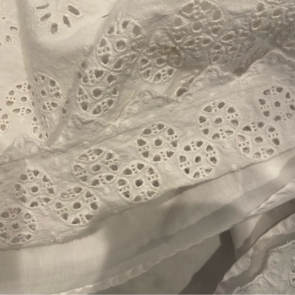 MADEWELL White Eyelet Lattice Dress Size 2 - Picture 6 of 9